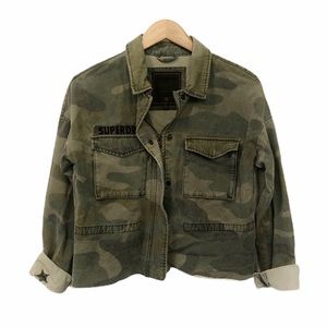 Superdry Cropped Camo Jacket
